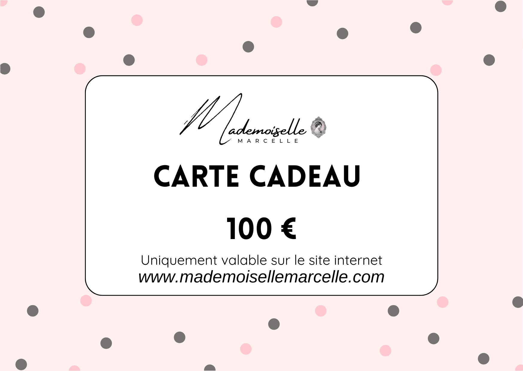 Carte Cadeau (VALABLE UNIQUEMENT SUR LE SITE INTERNET) - Image 3